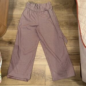 Zara Women’s Small Stylish Red and White Checkered Pants